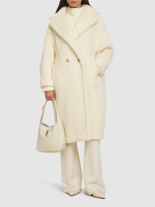 Max Mara: Tedgirl alpaca blend long coat - women_1 | Luisa Via Roma