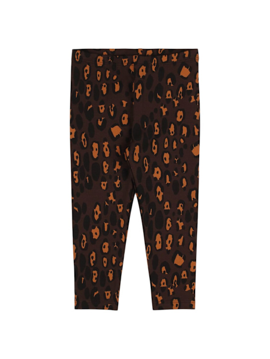 Mini Rodini: オーガニックコットンブレンドレギンス - kids-girls_0 | Luisa Via Roma