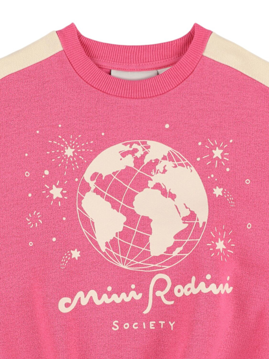 Mini Rodini: オーガニックコットンスウェットシャツ - kids-girls_1 | Luisa Via Roma