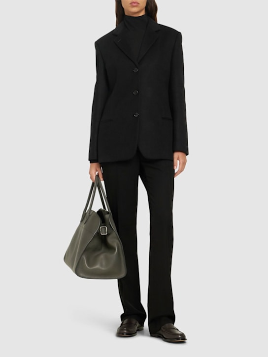 The Row: Glenn single breast cashmere jacket - women_1 | Luisa Via Roma