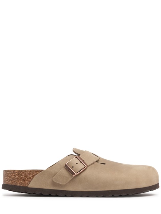 BIRKENSTOCK: Boston oiled leather mules - women_0 | Luisa Via Roma