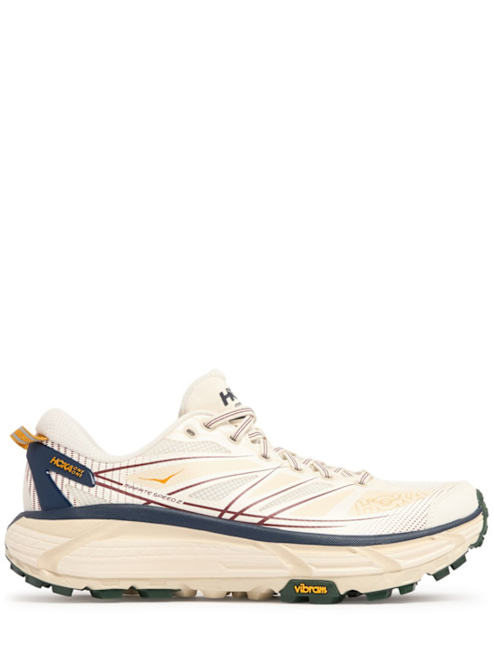 Hoka: Mafate Speed 2 sneakers - Alabaster/Oat - men_0 | Luisa Via Roma