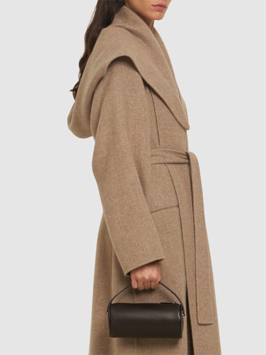 The Row: Round 90s soft nappa leather bag - women_1 | Luisa Via Roma