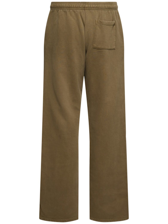 Entire Studios: Straight organic cotton sweatpants - Green - men_4 | Luisa Via Roma