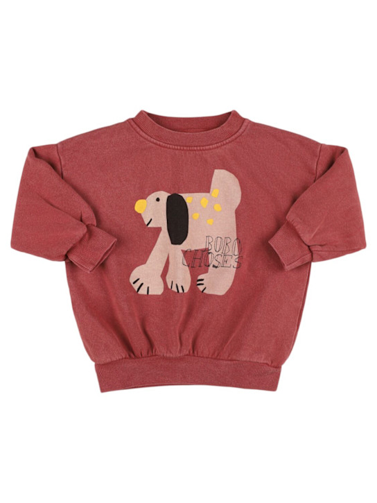 Bobo Choses: コットンスウェットシャツ - kids-boys_0 | Luisa Via Roma
