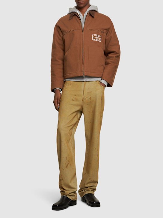 After Pray: Hunt washed work jacket - men_1 | Luisa Via Roma