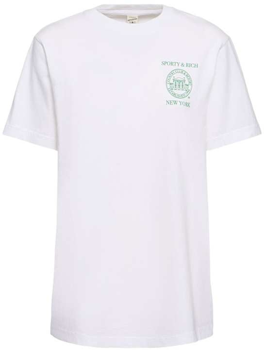 Sporty & Rich: NY Resort t-shirt - women_0 | Luisa Via Roma