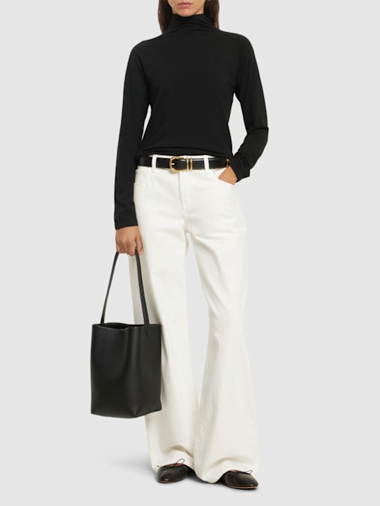 The Row: Honna ニットタートルネックトップ - ブラック - women_1 | Luisa Via Roma