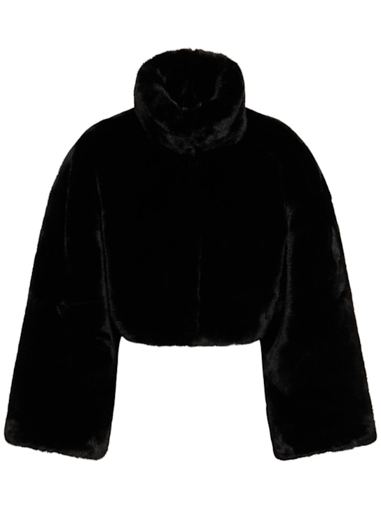 Rotate: Plush cropped jacket - women_0 | Luisa Via Roma