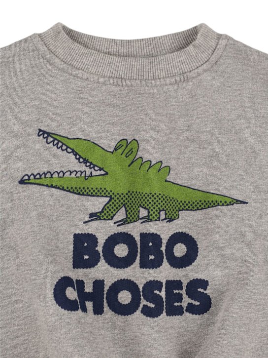 Bobo Choses: コットンブレンドスウェットシャツ - kids-boys_1 | Luisa Via Roma