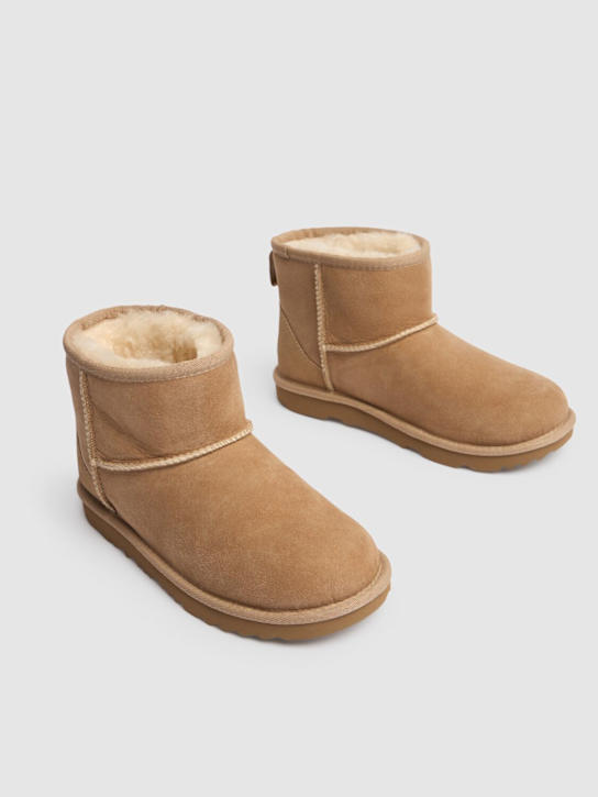 Ugg: Classic Mini II shearling boots - Beige - kids-boys_1 | Luisa Via Roma