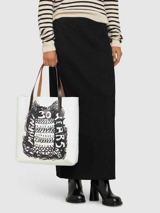 Marni: N/S Tribeca printed tote bag - women_1 | Luisa Via Roma