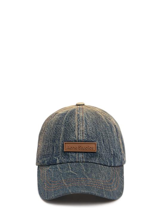 Acne Studios: Carliy Matrix baseball hat - men_0 | Luisa Via Roma