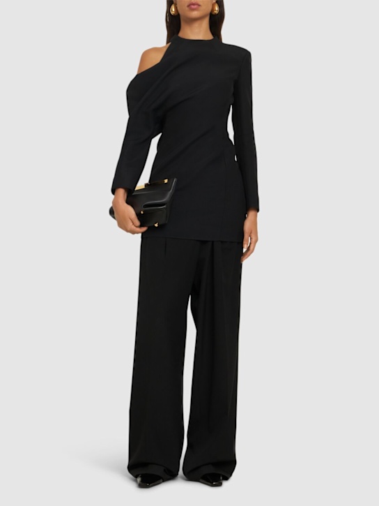 Khaite: Tristan viscose blend suiting top - women_1 | Luisa Via Roma
