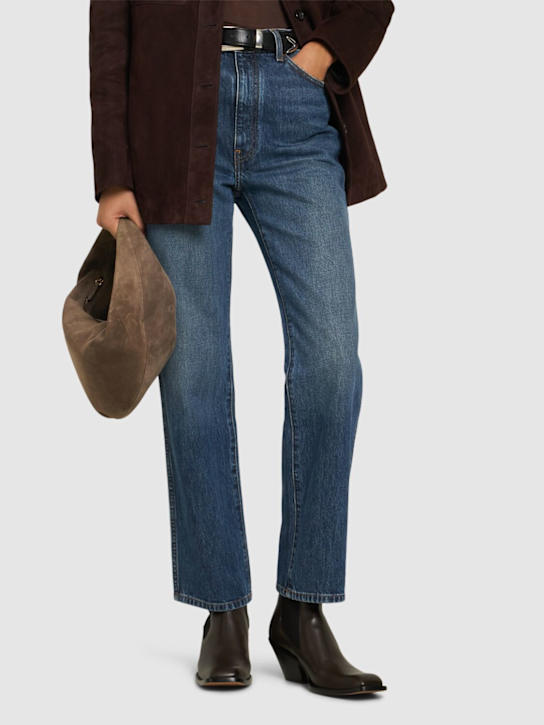 Khaite: 90mm Austin ankle boots - women_1 | Luisa Via Roma