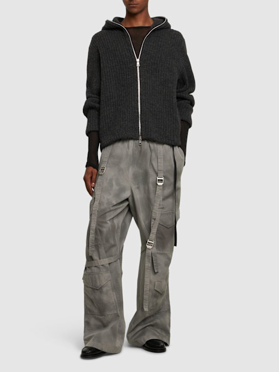 Our Legacy: Full-zip hooded knit sweater - men_1 | Luisa Via Roma