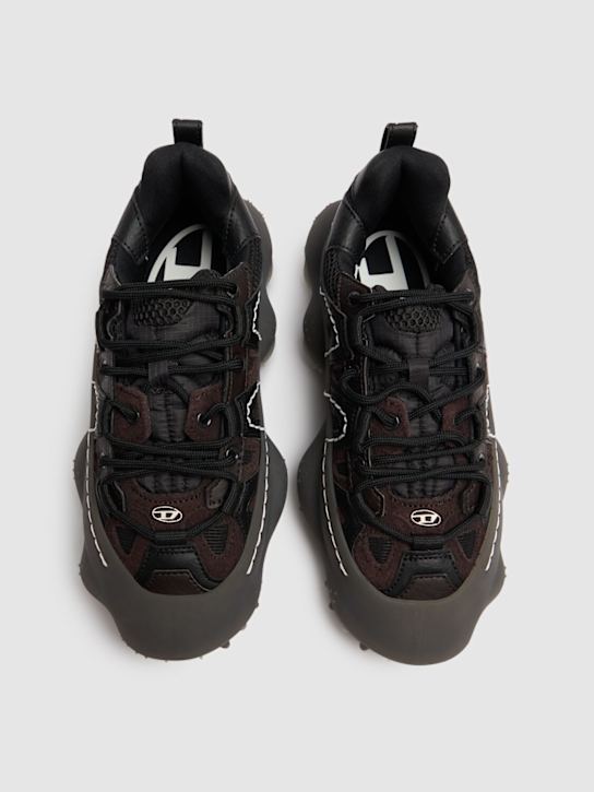 Diesel Kids: ラバースニーカー - ブラック - kids-boys_1 | Luisa Via Roma