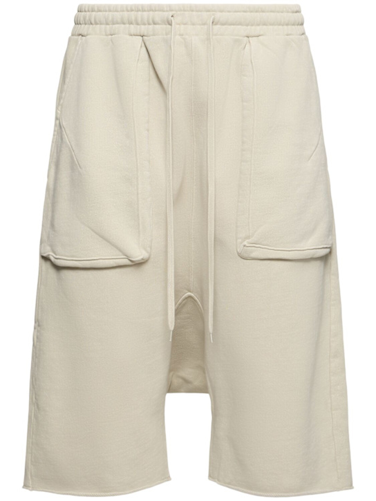 Entire Studios: Drop shorts - Off-white - men_0 | Luisa Via Roma