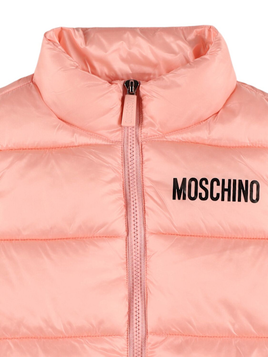 Moschino: ナイロンパファーベスト - kids-girls_1 | Luisa Via Roma