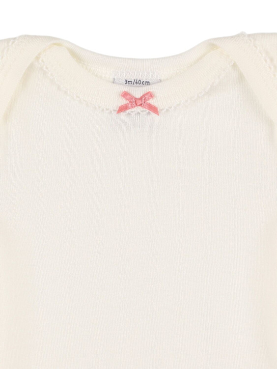 Petit Bateau: Set di 3 body in cotone stampato - kids-girls_1 | Luisa Via Roma