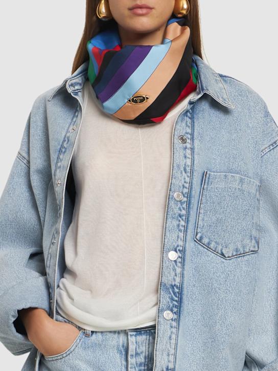 Pucci: Silk twill snood - women_1 | Luisa Via Roma