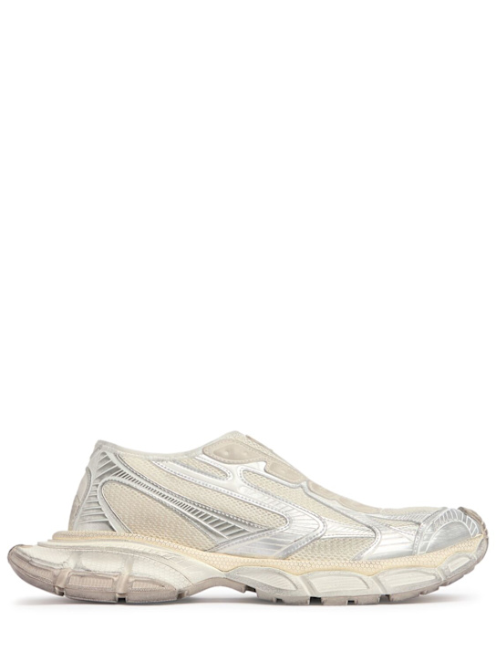 Balenciaga: Sneakers 3XL in mesh 50mm - Guscio D'Uovo - women_0 | Luisa Via Roma