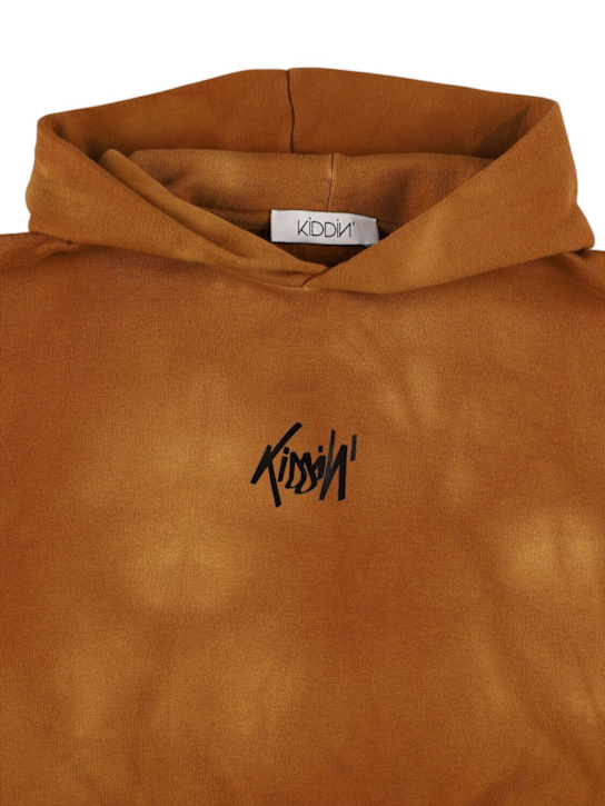 Kiddin: Felpa in misto cotone - Beige - kids-girls_1 | Luisa Via Roma