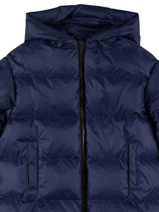 Yves Salomon Enfant: フーデッドロングダウンジャケット - kids-boys_1 | Luisa Via Roma
