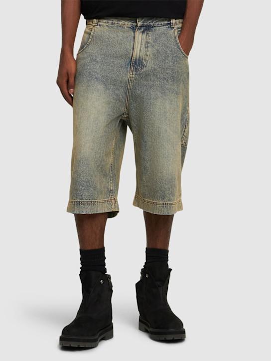 Entire Studios: D denim shorts - men_2 | Luisa Via Roma