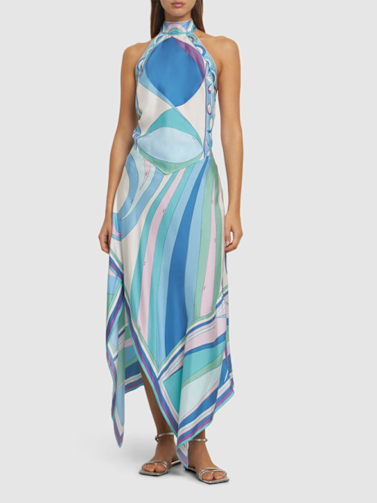 Pucci: Printed silk twill top - women_1 | Luisa Via Roma