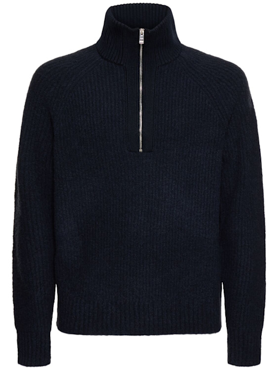 Boss: Ebrezzo wool blend turtleneck sweater - men_0 | Luisa Via Roma