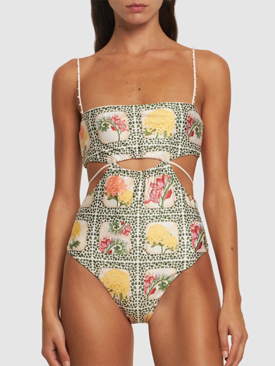 Agua By Agua Bendita: Victoriana one piece swimsuit - women_1 | Luisa Via Roma