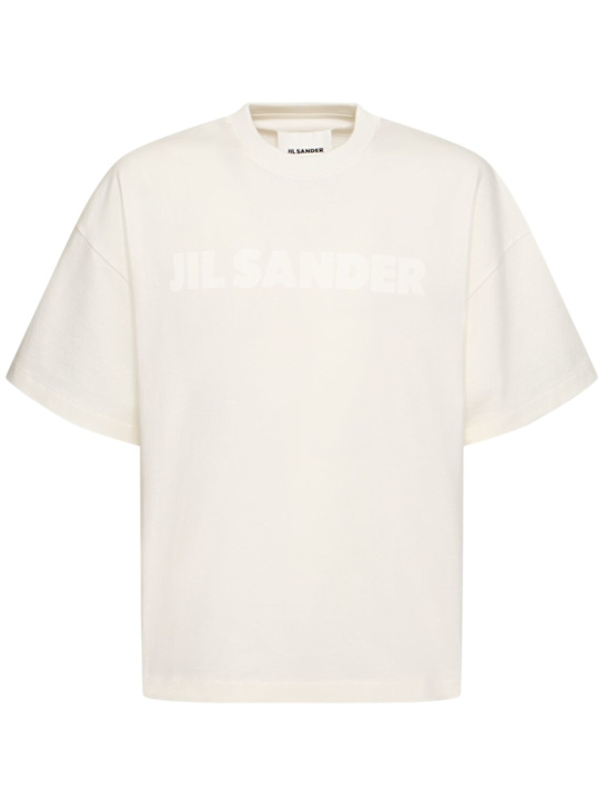 Jil Sander: Jil Sander logo t-shirt - women_0 | Luisa Via Roma