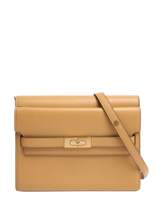 Tory Burch: Lee Radziwill leather shoulder bag - women_0 | Luisa Via Roma