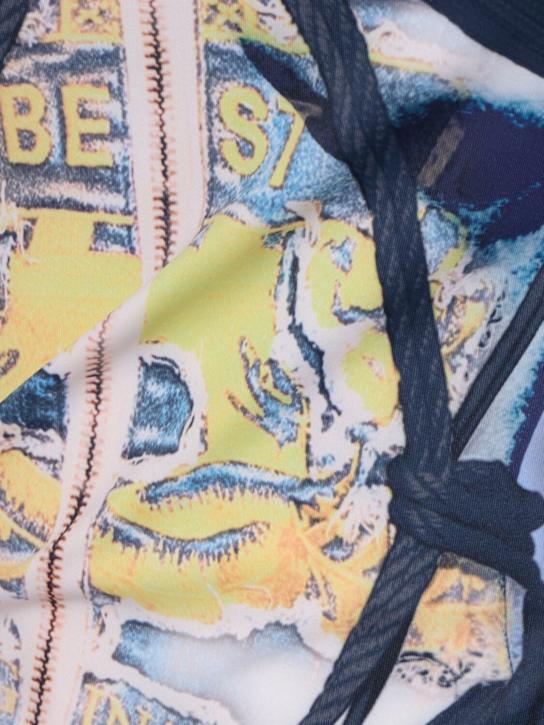 Y/PROJECT: Bondage print jersey fitted top - Multicolor - women_3 | Luisa Via Roma