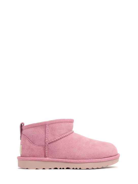 Ugg: Stivali Classic Ultra Mini in shearling - kids-girls_0 | Luisa Via Roma