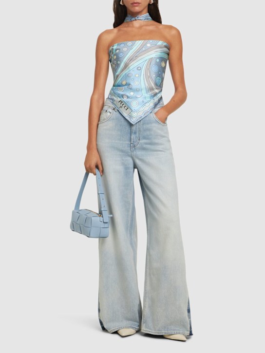 Pucci: Silk twill scarf - women_1 | Luisa Via Roma