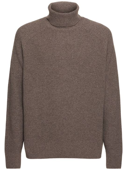 Boss: Evento wool turtleneck sweater - men_0 | Luisa Via Roma
