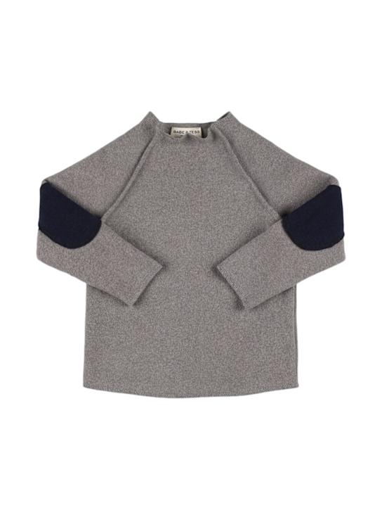 Babe & Tess: Maglia in misto cotone / patch sui gomiti - kids-girls_0 | Luisa Via Roma