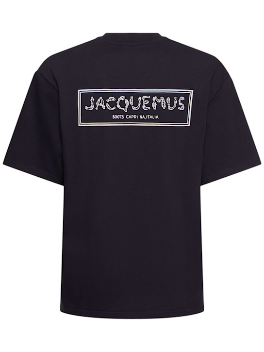 Jacquemus: Le T-Shirt Merò printed t-shirt - men_0 | Luisa Via Roma