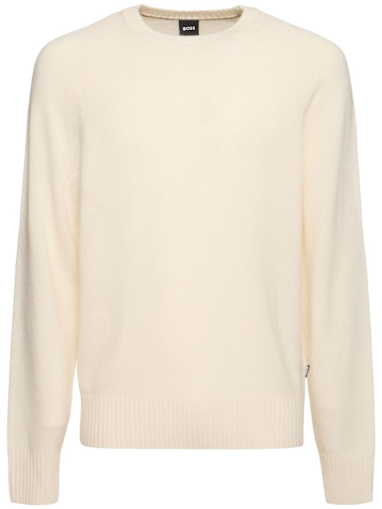 Boss: Emalvo cashmere crewneck sweater - men_0 | Luisa Via Roma