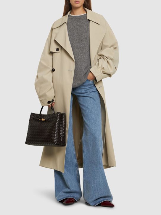 The Frankie Shop: Mavis oversize long trench coat - women_1 | Luisa Via Roma