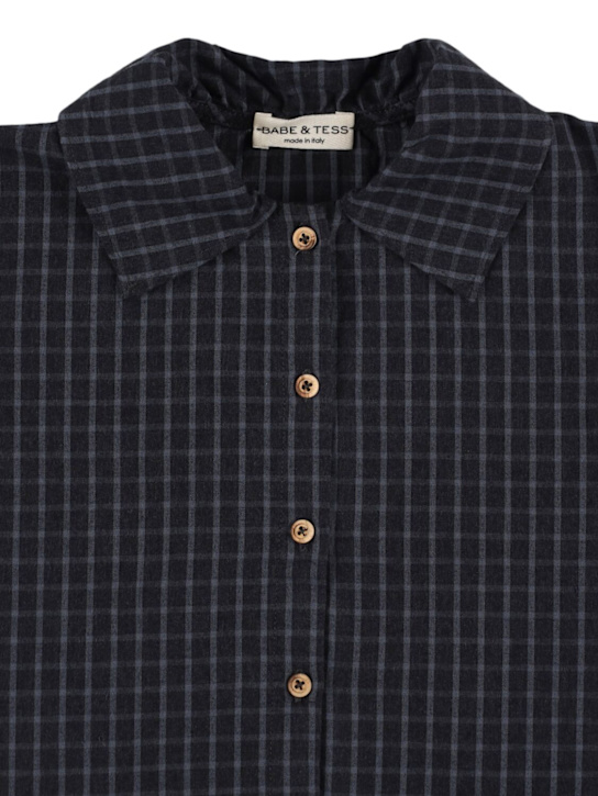 Babe & Tess: Camicia Costanza in cotone - Celeste - kids-girls_1 | Luisa Via Roma