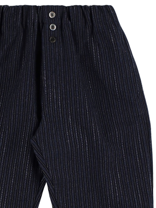 Babe & Tess: Pantaloni Alvie in misto cotone - Blu - kids-girls_1 | Luisa Via Roma