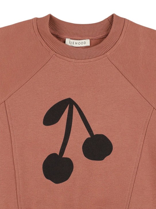 Liewood: Cherry オーガニックコットンスウェットシャツ - kids-girls_1 | Luisa Via Roma