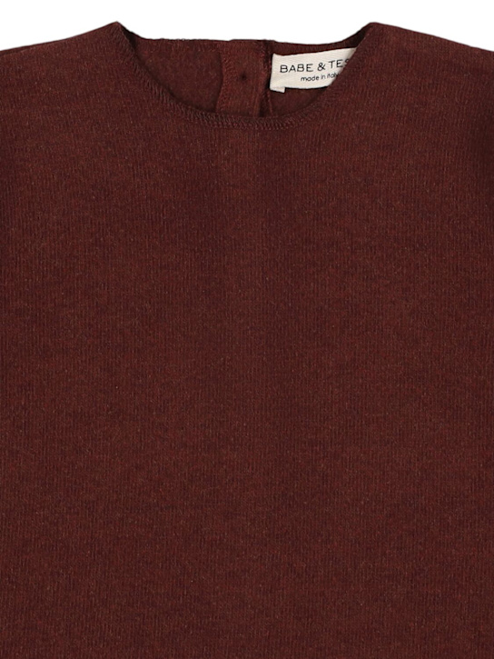 Babe & Tess: コットンブレンドニットトップ - kids-girls_1 | Luisa Via Roma