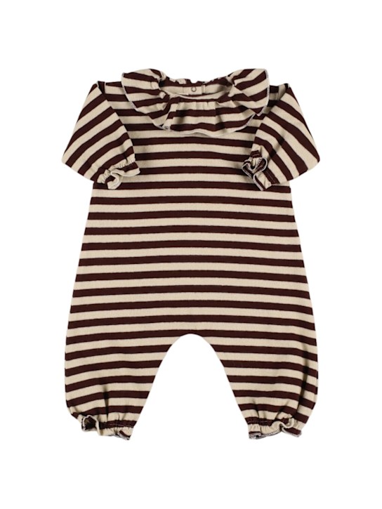 Babe & Tess: Clementina コットンブレンドロンパース - kids-girls_0 | Luisa Via Roma