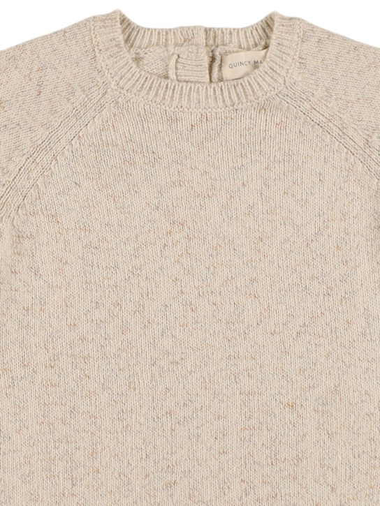 Quincy Mae: オーガニックコットン＆リネンニットセーター - kids-girls_1 | Luisa Via Roma