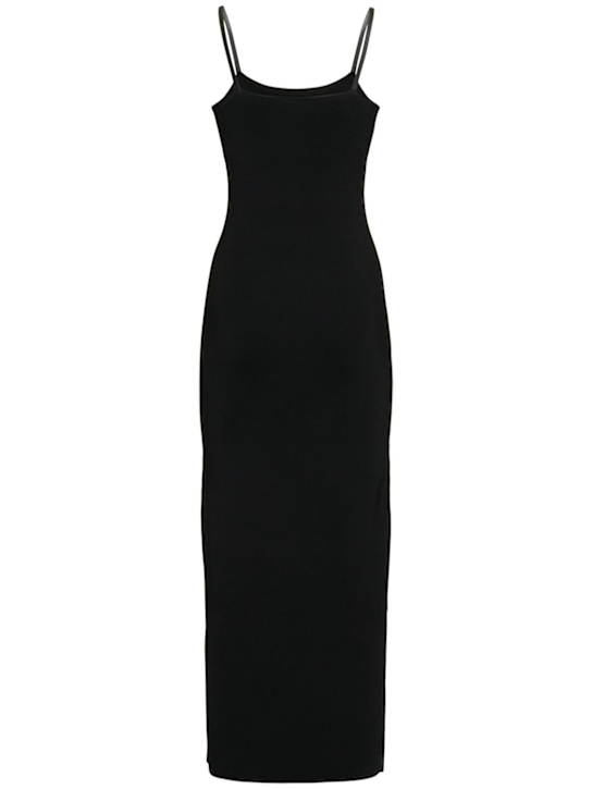 Ribbed stretch viscose midi dress - Acne Studios - Women  | Luisaviaroma