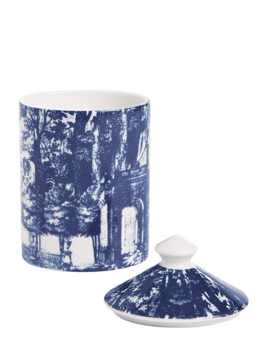 Fornasetti: Bougie Piccola Giardino Settecentesco - Bleu - ecraft_1 | Luisa Via Roma